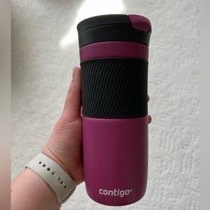 Contigo SnapSeal Byron Vacuum-Insulated Stainless Steel Travel Mug, 16 oz